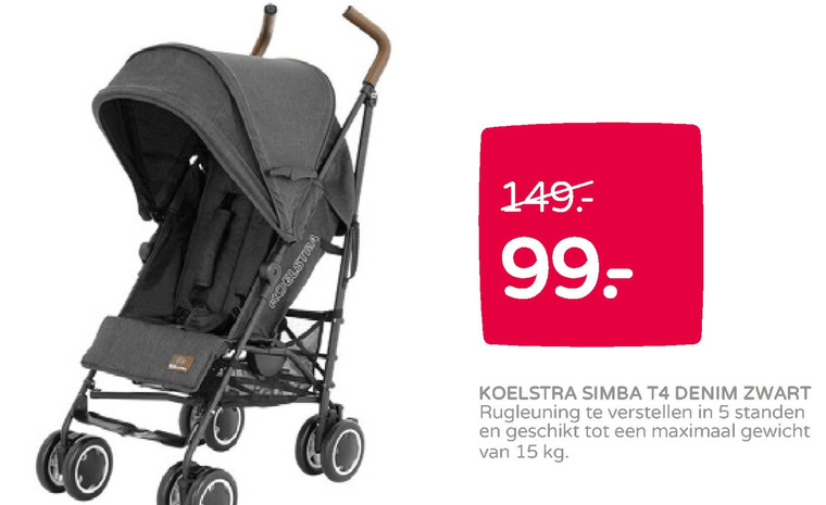 Koelstra   buggy folder aanbieding bij  Prenatal - details