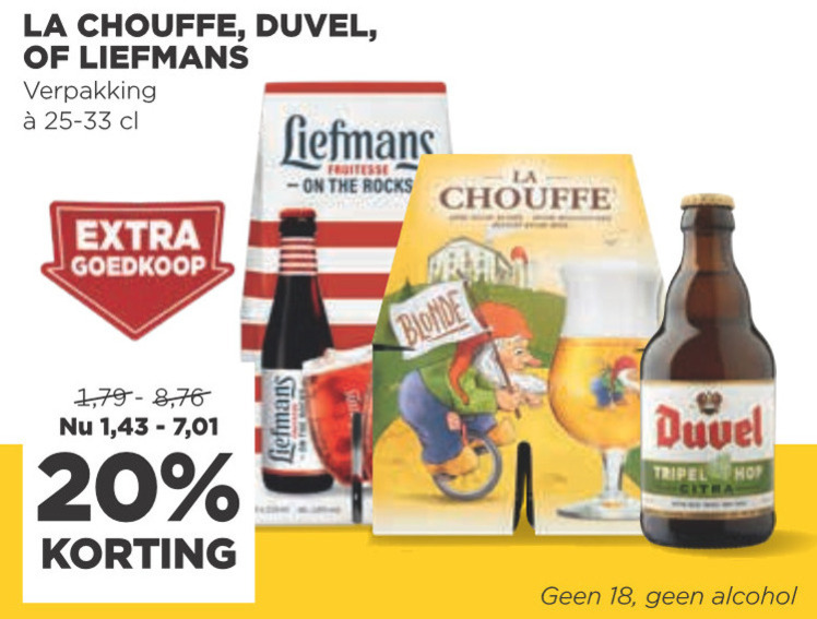 Duvel   rose bier, speciaalbier folder aanbieding bij  Jumbo - details