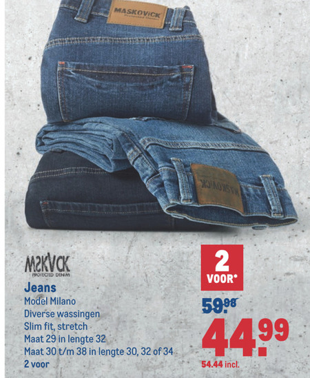 schot Elementair Ook heren jeans folder aanbieding bij Makro - details