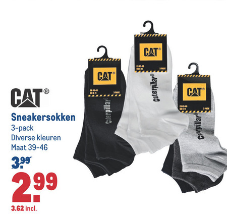 Cat   herensokken folder aanbieding bij  Makro - details