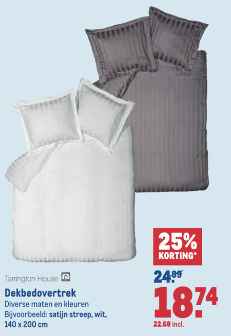 Tarrington House   dekbedovertrek folder aanbieding bij  Makro - details