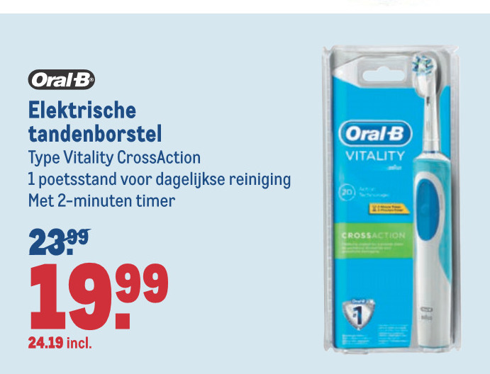 Braun Oral-B   electrische tandenborstel folder aanbieding bij  Makro - details