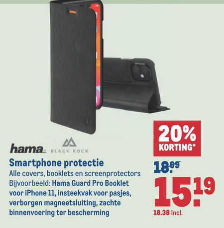 Hama   smartphone hoesje folder aanbieding bij  Makro - details