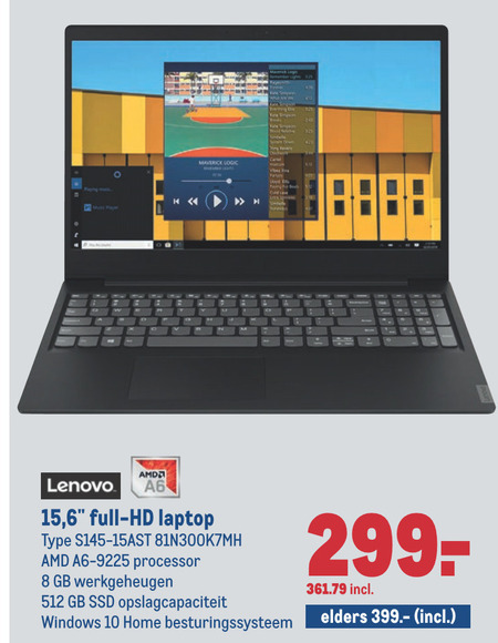 Lenovo   notebook folder aanbieding bij  Makro - details