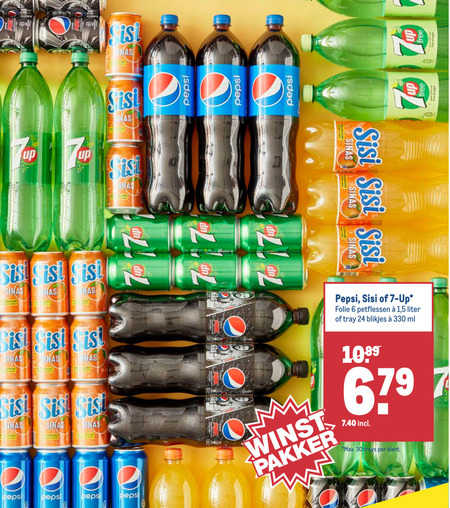 7-Up   frisdrank, cola folder aanbieding bij  Makro - details