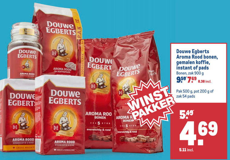 Douwe Egberts   oploskoffie, koffie folder aanbieding bij  Makro - details