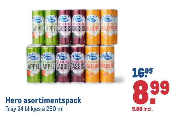 Hero   frisdrank folder aanbieding bij  Makro - details