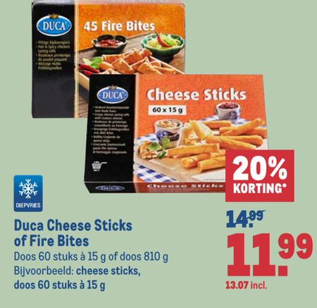 Duca   kaassnacks folder aanbieding bij  Makro - details