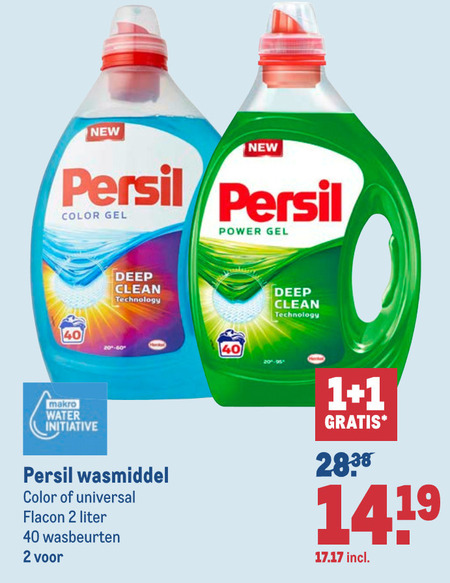 Persil   wasmiddel folder aanbieding bij  Makro - details