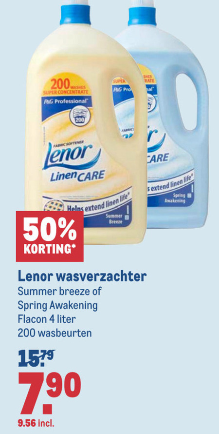 Lenor   wasverzachter folder aanbieding bij  Makro - details