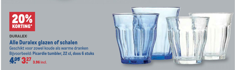 Duralex   glas folder aanbieding bij  Makro - details