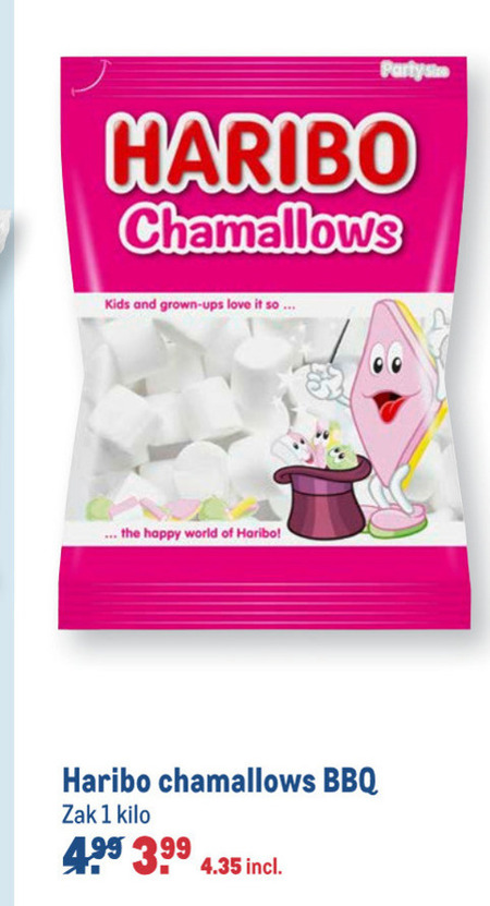 Haribo   marshmallows folder aanbieding bij  Makro - details