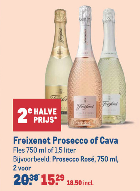 Freixenet   prosecco folder aanbieding bij  Makro - details