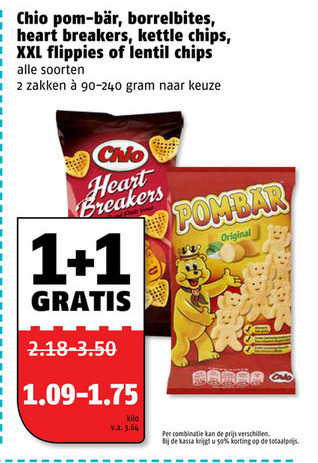 Chio   chips, zoutje folder aanbieding bij  Poiesz - details