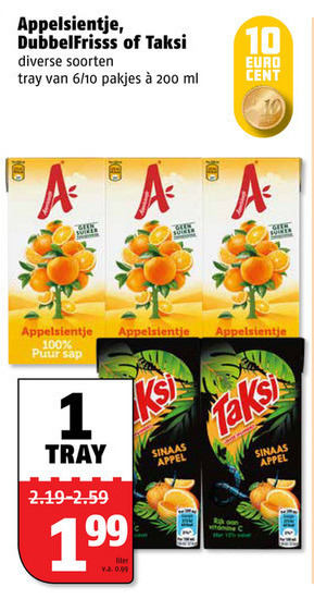 Appelsientje   fruitdrank folder aanbieding bij  Poiesz - details