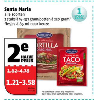 Santa Maria   dipsaus, maaltijdmix folder aanbieding bij  Poiesz - details