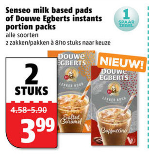 Douwe Egberts Senseo   koffiepad, oploskoffie folder aanbieding bij  Poiesz - details