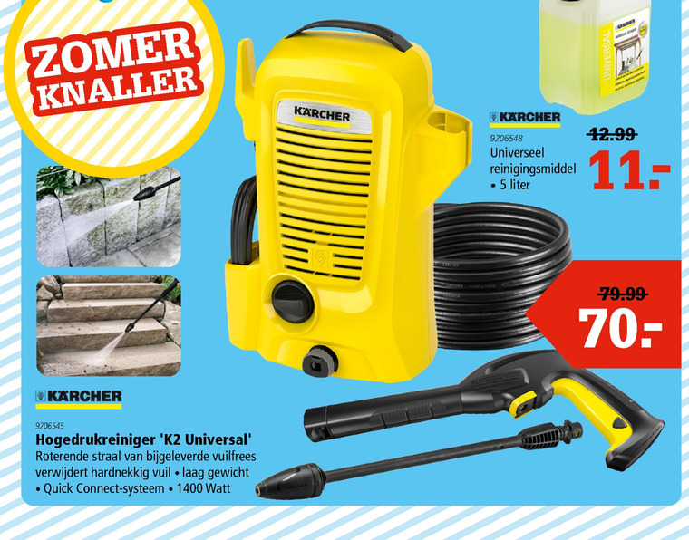 Karcher   hogedrukreiniger folder aanbieding bij  Marskramer - details