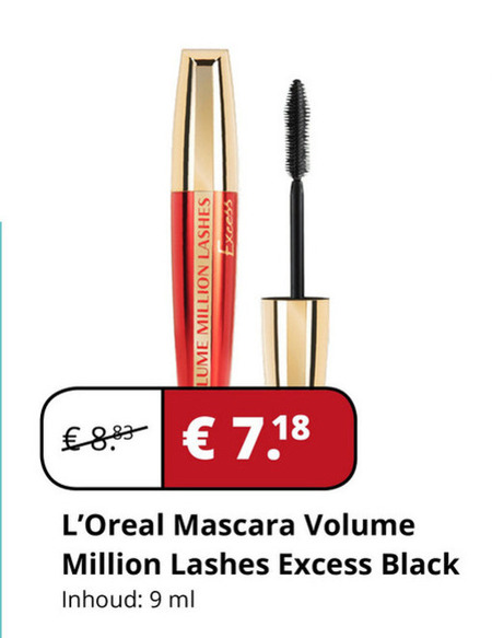 L Oreal   mascara folder aanbieding bij  Voordeeldrogisterij.nl - details