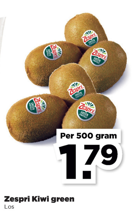 Zespri   kiwis folder aanbieding bij  Plus - details