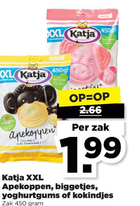 Katja   drop, snoep folder aanbieding bij  Plus - details