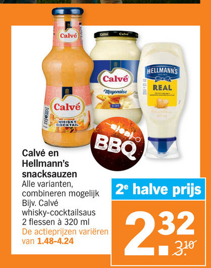 Hellmans   snacksaus, mayonaise folder aanbieding bij  Albert Heijn - details