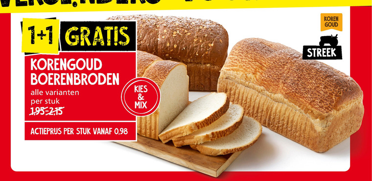 Korengoud   brood folder aanbieding bij  Jan Linders - details