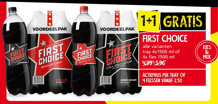 First Choice   cola folder aanbieding bij  Jan Linders - details