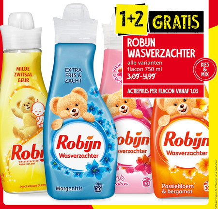 Robijn   wasverzachter folder aanbieding bij  Jan Linders - details