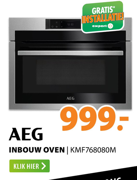 AEG   inbouwoven folder aanbieding bij  Expert - details