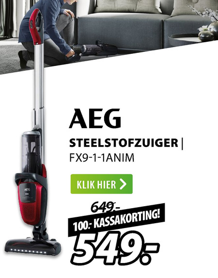 AEG   steelstofzuiger folder aanbieding bij  Expert - details