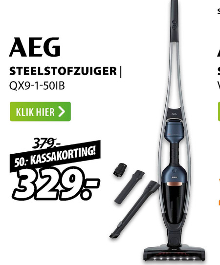 AEG   steelstofzuiger folder aanbieding bij  Expert - details