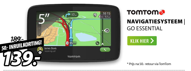 TomTom   auto navigatie folder aanbieding bij  Expert - details