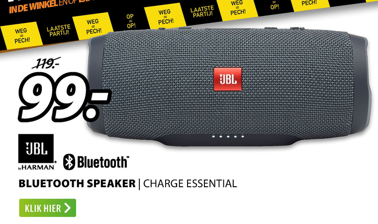 JBL   portable speakerset folder aanbieding bij  Expert - details