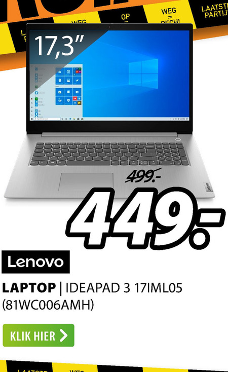 Lenovo   notebook folder aanbieding bij  Expert - details