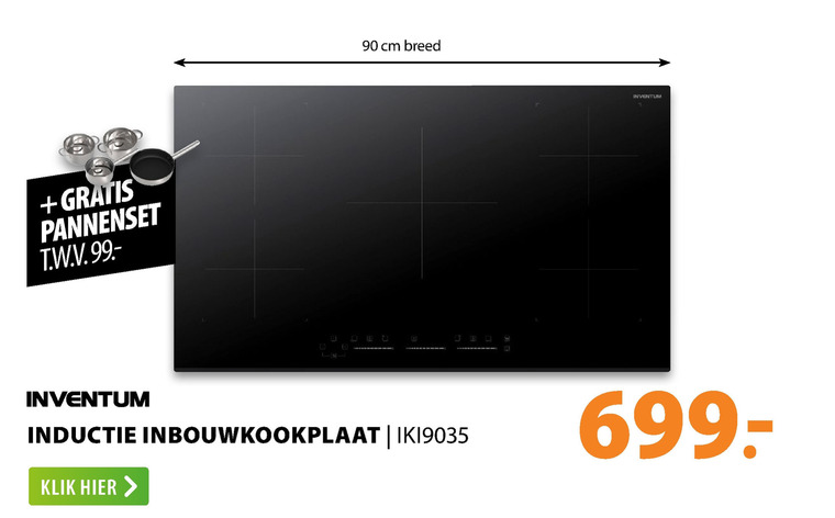 Inventum   inductiekookplaat folder aanbieding bij  Expert - details