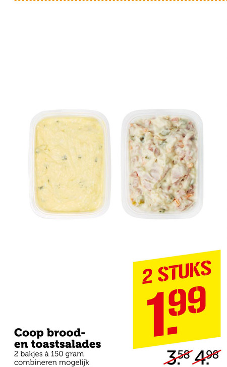 Coop Huismerk   salade folder aanbieding bij  Coop - details