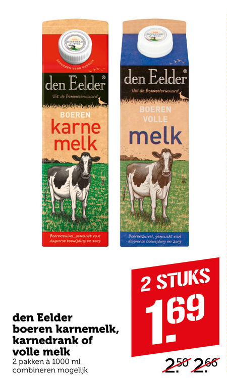 Den Eelder   karnemelk, melk folder aanbieding bij  Coop - details