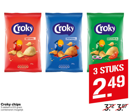 Croky   chips folder aanbieding bij  Coop - details