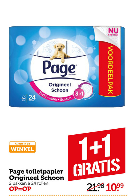 Page   toiletpapier folder aanbieding bij  Coop - details