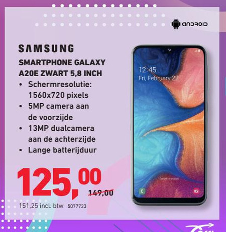 Samsung   simlock vrije mobieltje folder aanbieding bij  Office Centre - details