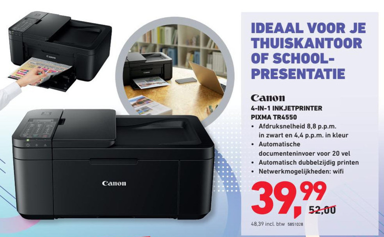 Canon   all-in-one printer folder aanbieding bij  Office Centre - details