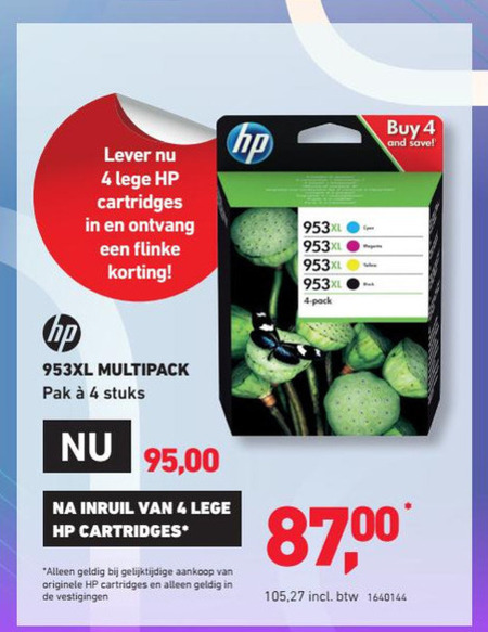 HP   printerinkt folder aanbieding bij  Office Centre - details