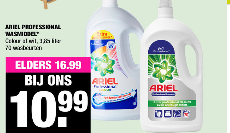 Ariel   wasmiddel folder aanbieding bij  Big Bazar - details