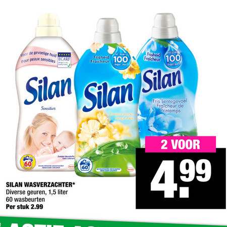 Silan   wasverzachter folder aanbieding bij  Big Bazar - details