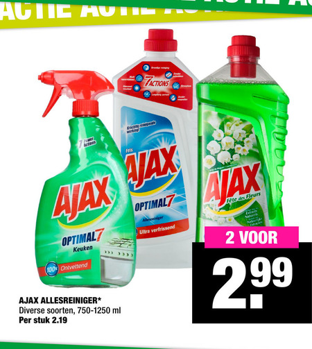 Ajax   allesreiniger folder aanbieding bij  Big Bazar - details