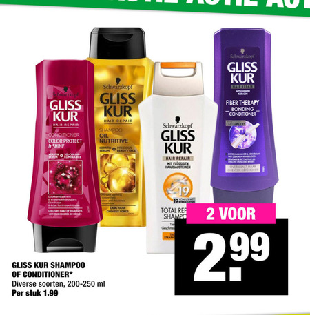 Gliss Kur   shampoo, conditioner folder aanbieding bij  Big Bazar - details