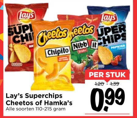 Lays   chips, zoutje folder aanbieding bij  Vomar - details