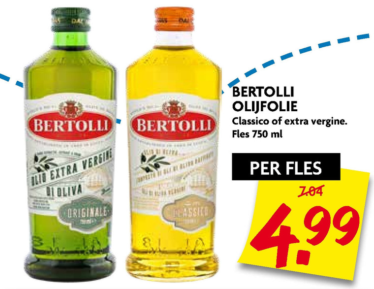 Bertolli   olijfolie folder aanbieding bij  Dekamarkt - details