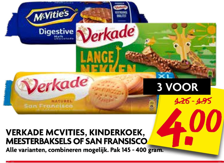 McVities   kinderbiscuit, biscuits folder aanbieding bij  Dekamarkt - details